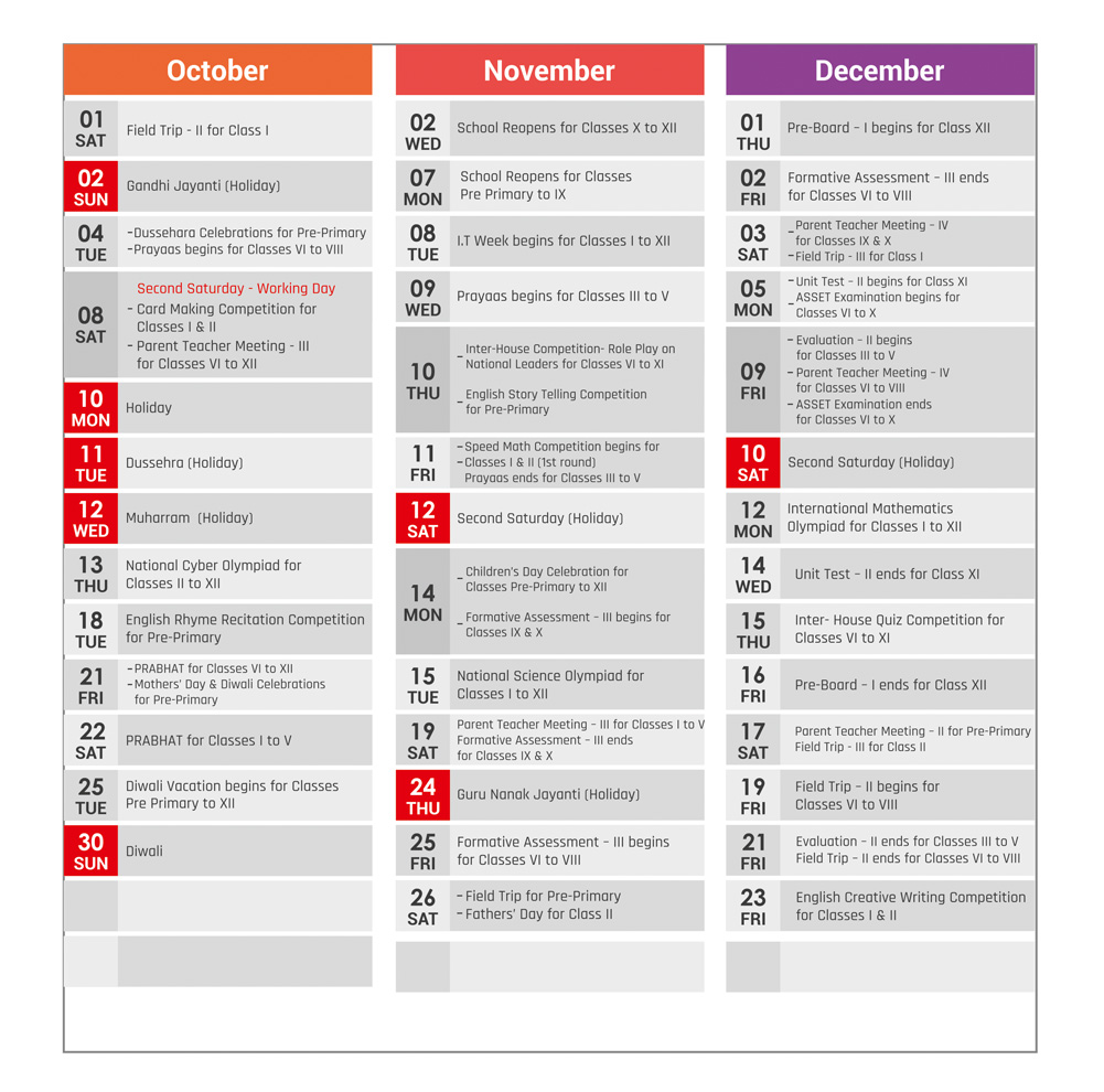 Academic Calender 2016 17