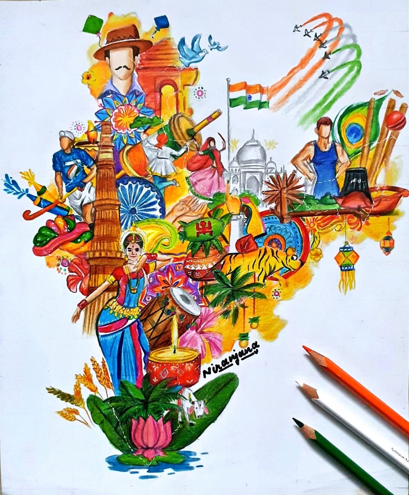 Creative Indian Independence Day concept vector 2047762 Vector Art at  Vecteezy-saigonsouth.com.vn